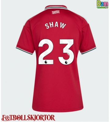 Manchester United Luke Shaw #23 Hemmatröja Dam 2026-27 Kortärmad